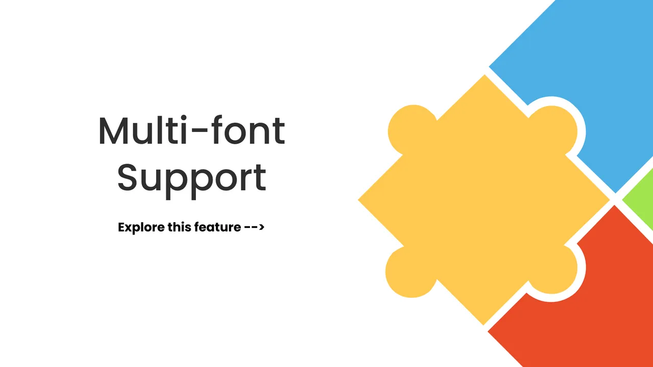 Multi-font support