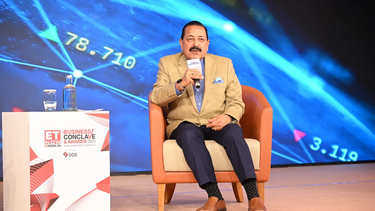 Dr. Jitendra Singh - Union MoS(Ind. Charge)Science & Technology_ Earth Sciences_MoS PMO,PP DoPT,Atomic Energy,Space at ETNOW.in Business Conclave & Awards 2025
