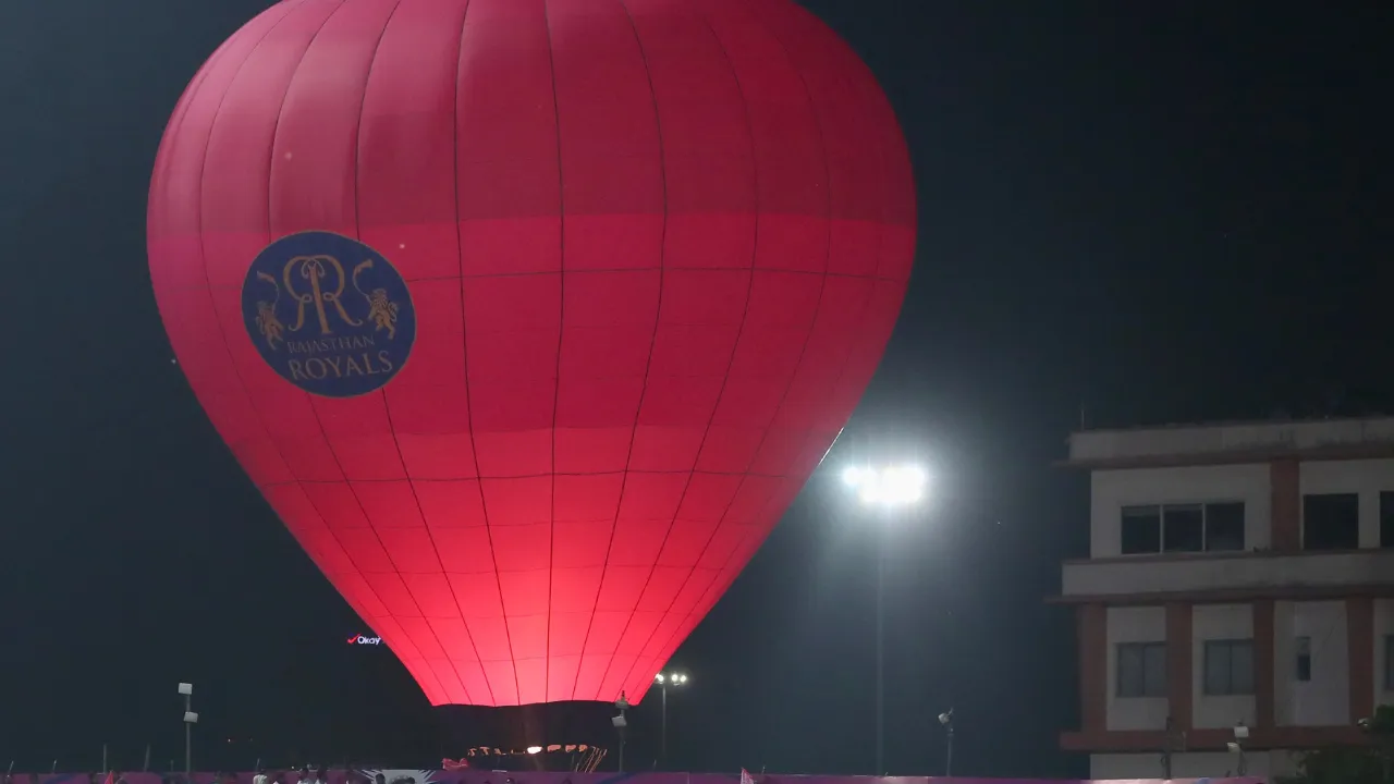 Rajasthan Royals hot air balloon