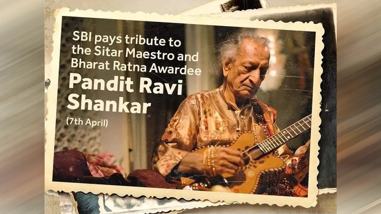 SBI removes late Pandit Ravi Shankar’s post 