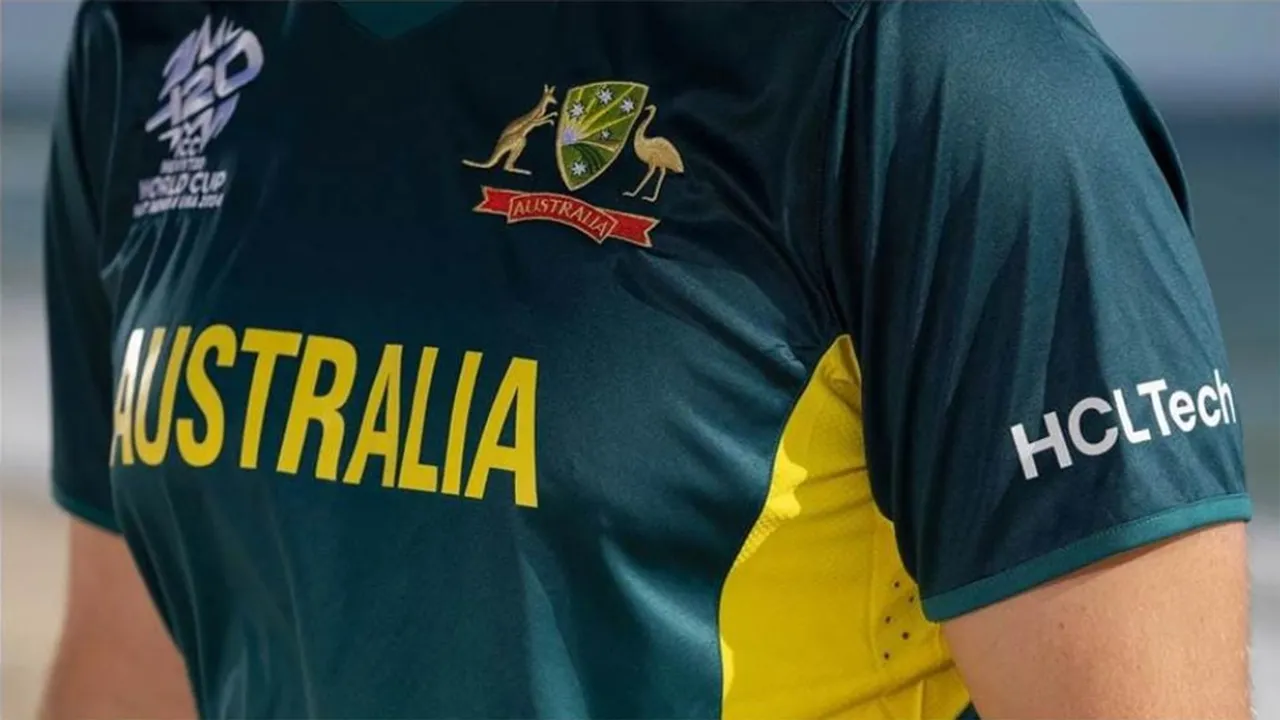 HCLTech featured in Australian Cricket team’s jersey 