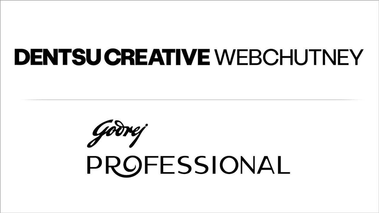 Dentsu Creative Webchutney, digital mandate, Godrej Professional 