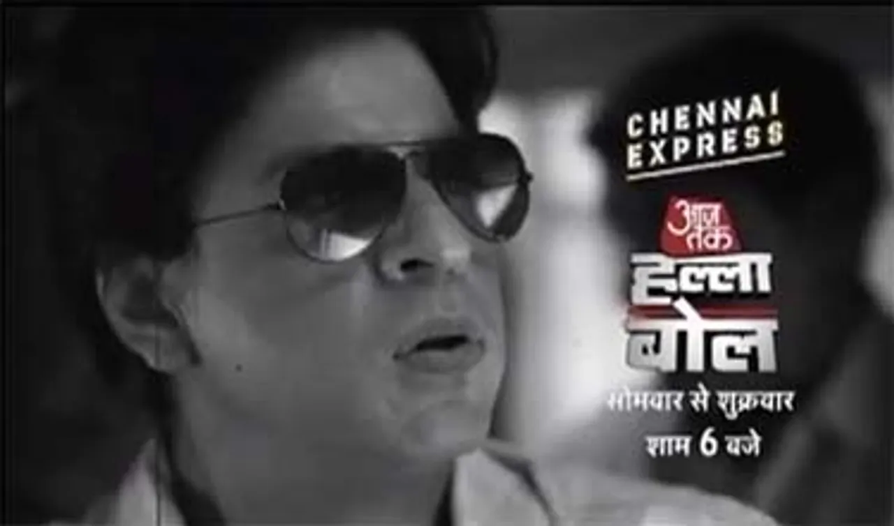 Aaj Tak ties up with blockbuster 'Chennai Express' for co-branded promos