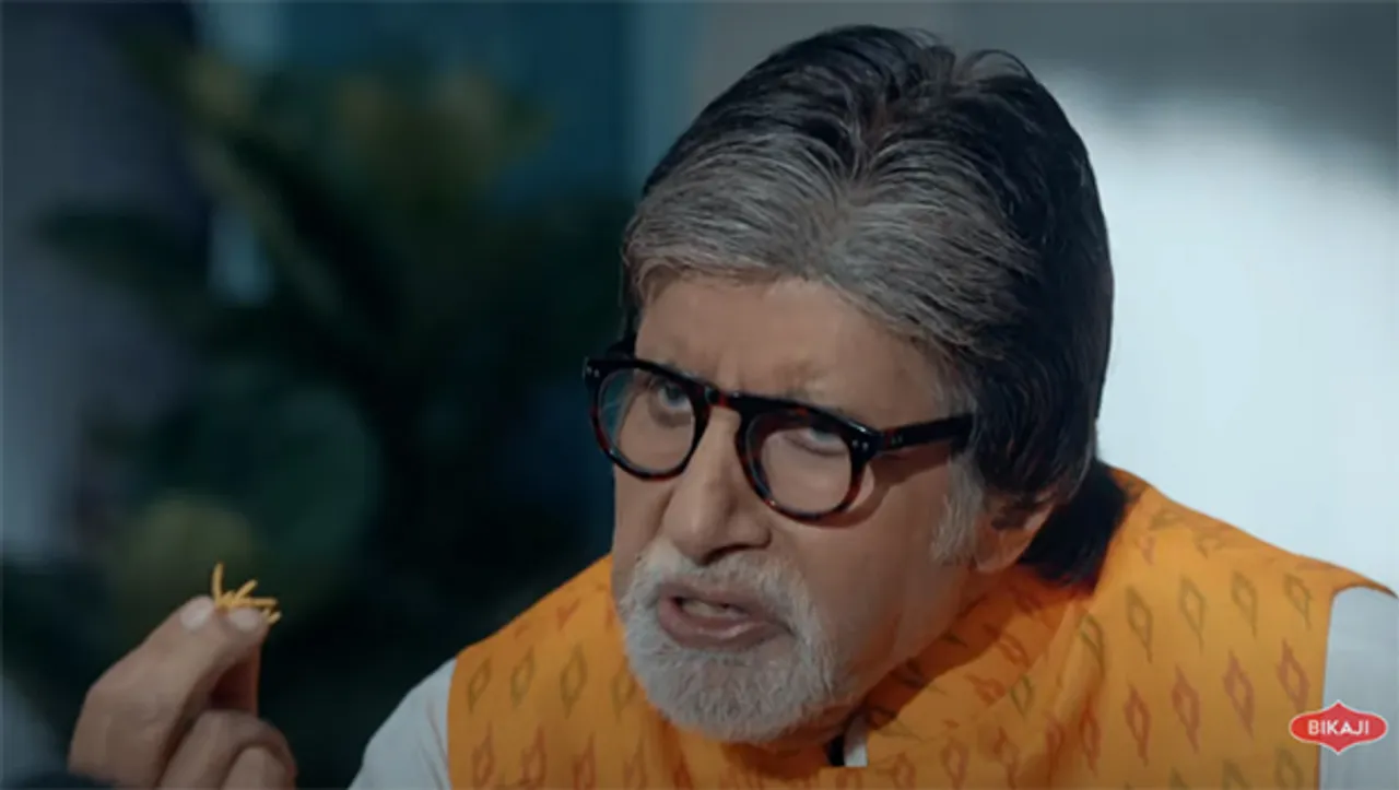 Amitabh Bachchan stars in 12 ad films for Bikaji