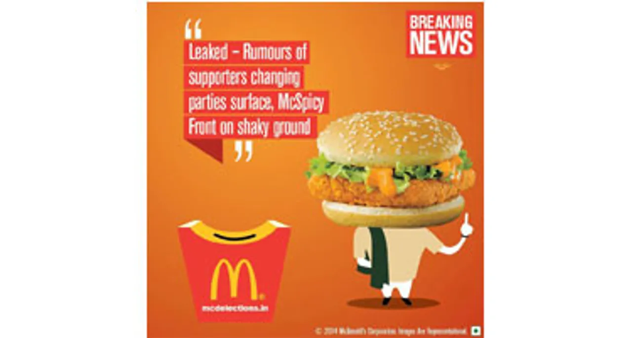 McDonald's Royal Burger wins the elections!