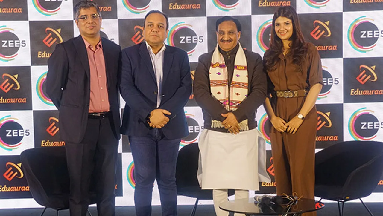 Zee5 partners with Eduauraa to provide quality online education at an affordable price