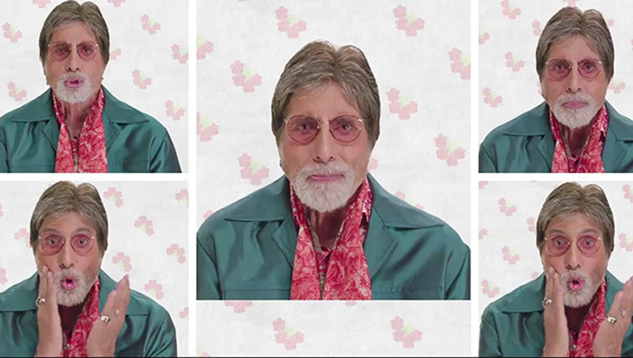 Big B dons new hat of an Acapella singer in Navratna oil's music video