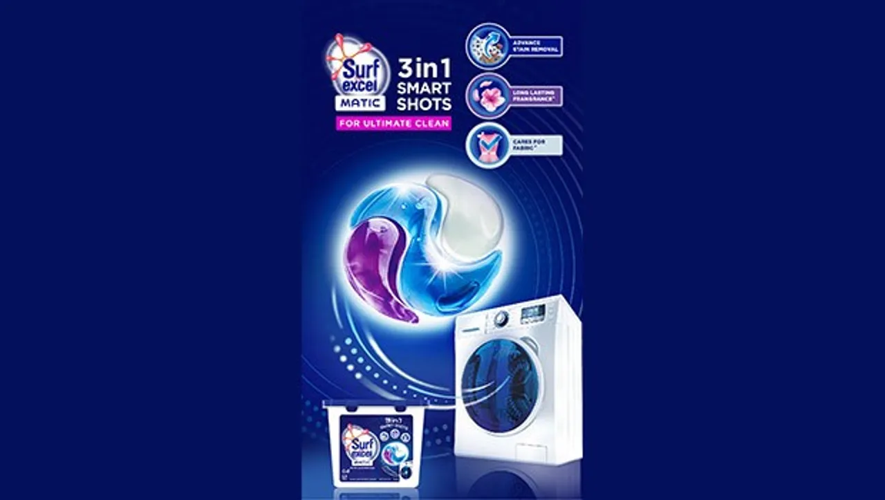 Hindustan Unilever launches Surf Excel 3 in 1 Smart Shots for convenience in laundry 