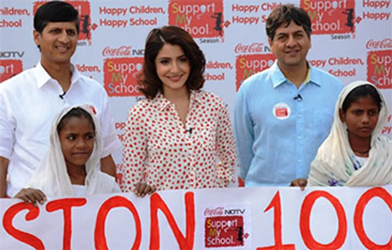 NDTV-Coca-Cola launch third season of 'Support My School' campaign