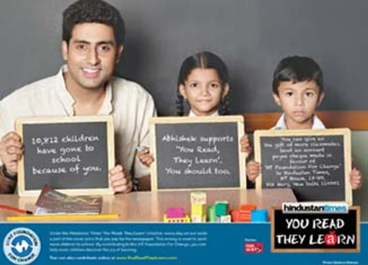 Abhishek Bachchan joins HT readers' initiative 'You Read, They Learn'