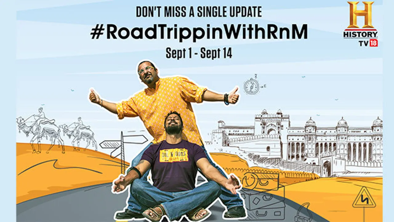 History TV18 launches digital exclusive travel series '#RoadTrippinWithRnM' 