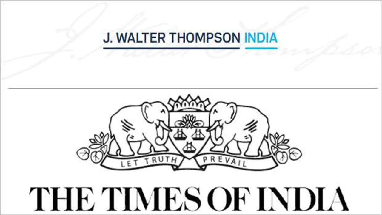 J Walter Thompson wins the creative mandate for The Times of India