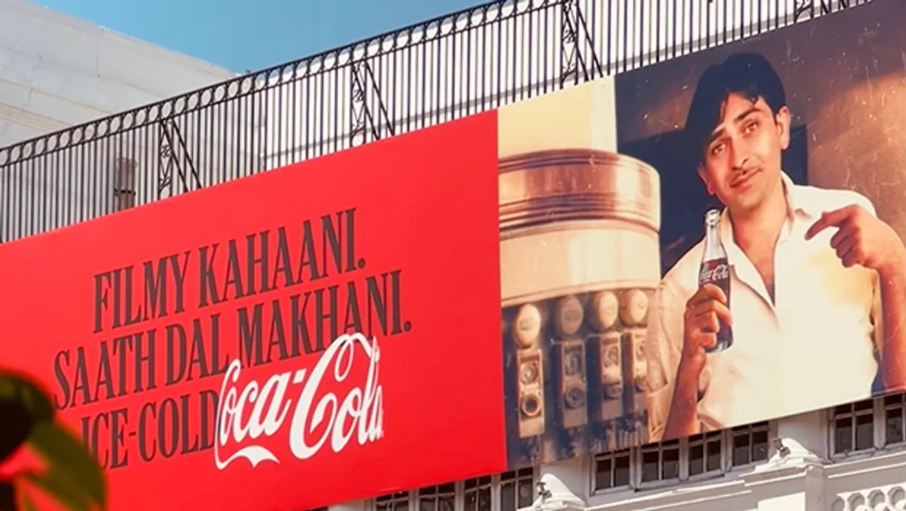 Coca-Cola transports people to Raj Kapoor's on-set meal moment through immersive activation
