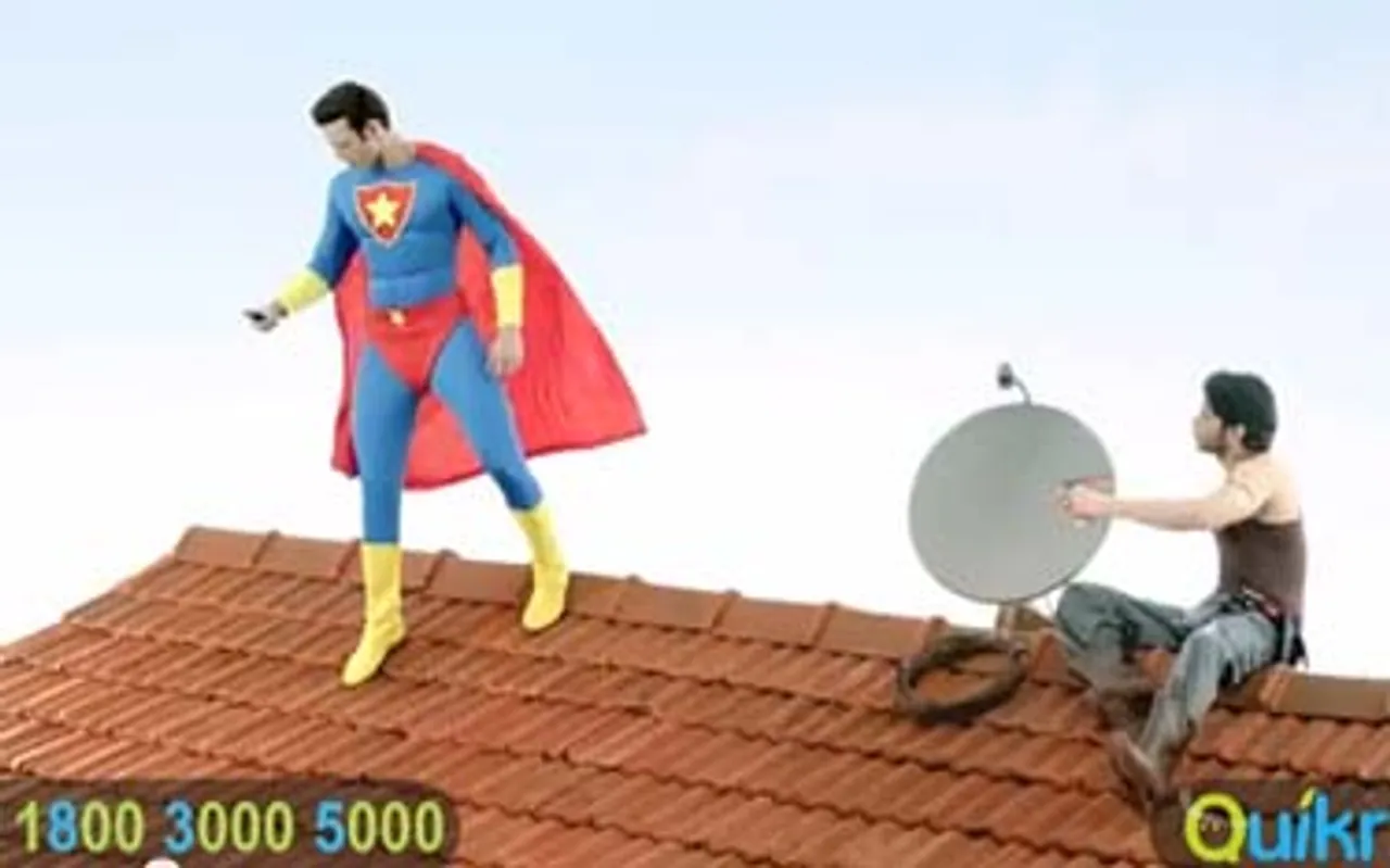 Quikr plays on a superhero's dilemma 