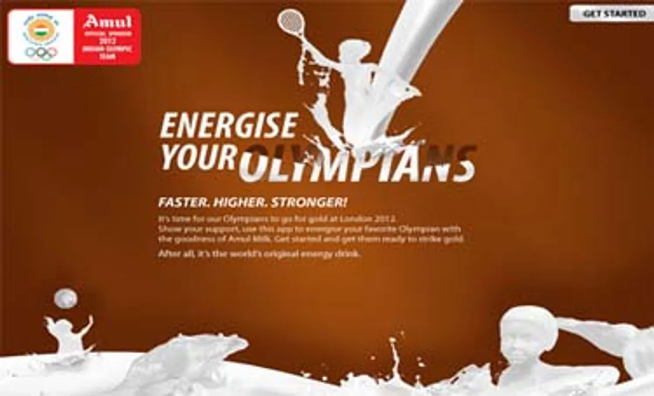 Draftfcb Ulka Interactive creates 'Energise the Olympians' for Amul