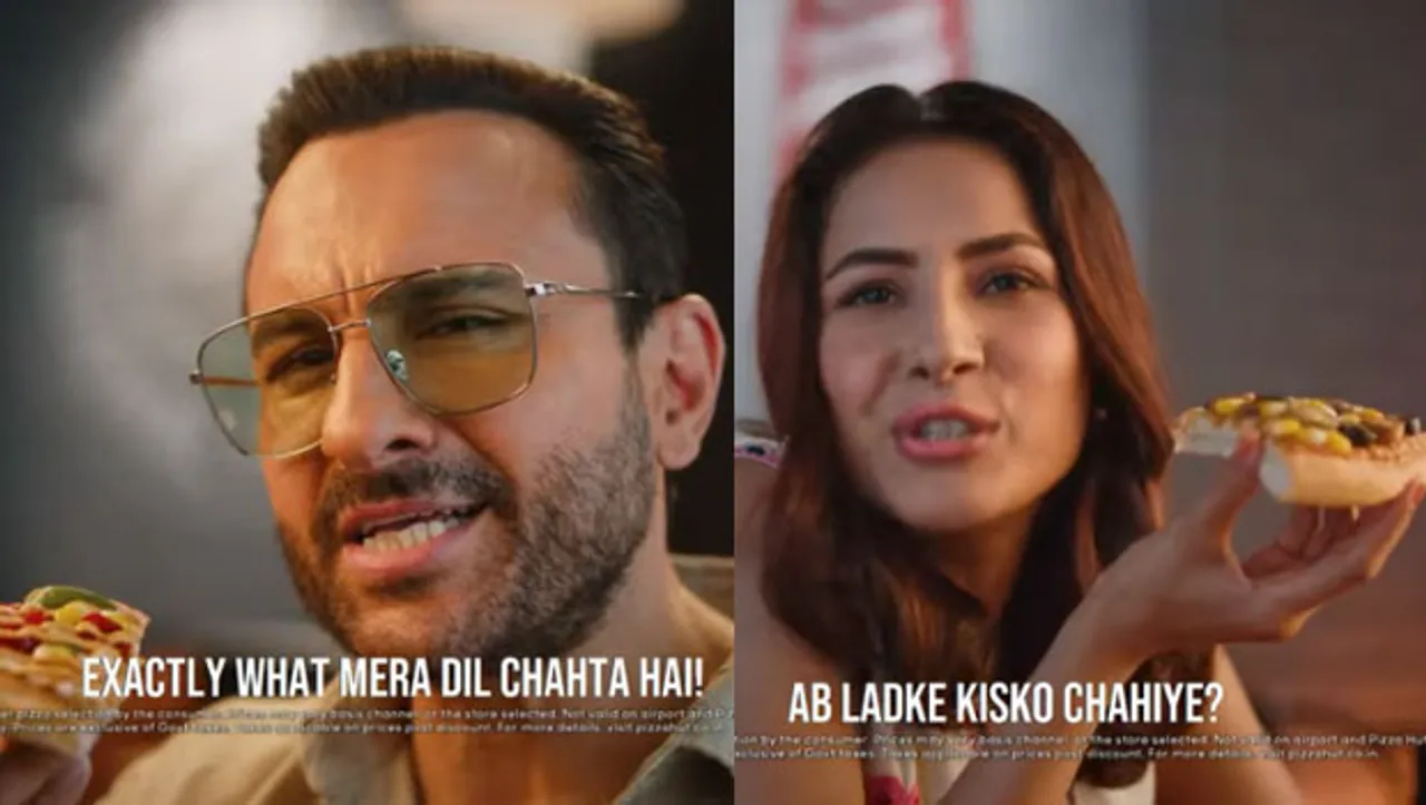 Saif Ali Khan and Shehnaaz Gill show a pizza for every mood in Pizza Hut's new campaign