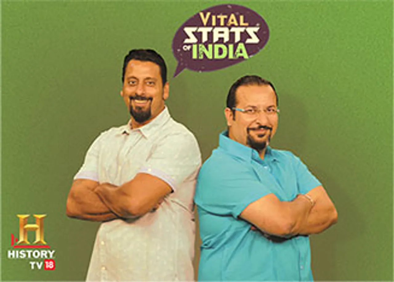 History TV18 reveals 'Vital Stats of India' with Rocky and Mayur