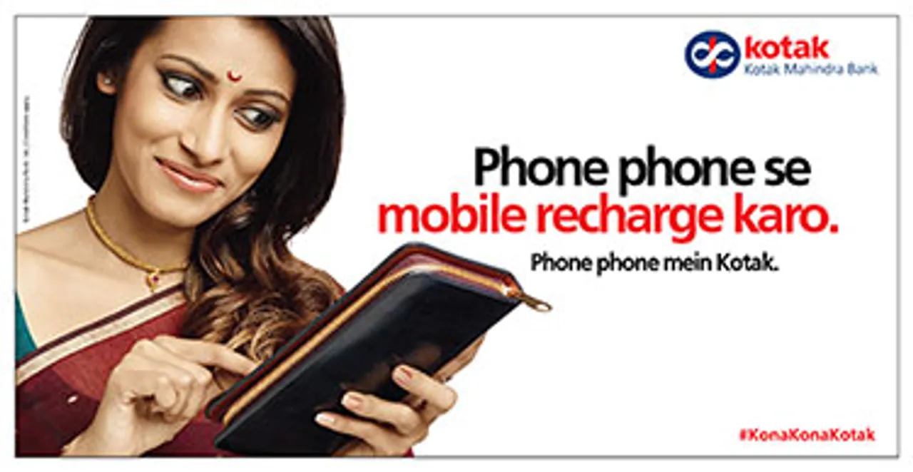Kotak Mahindra Bank's ad campaign says 'Phone Phone Mein Kotak'