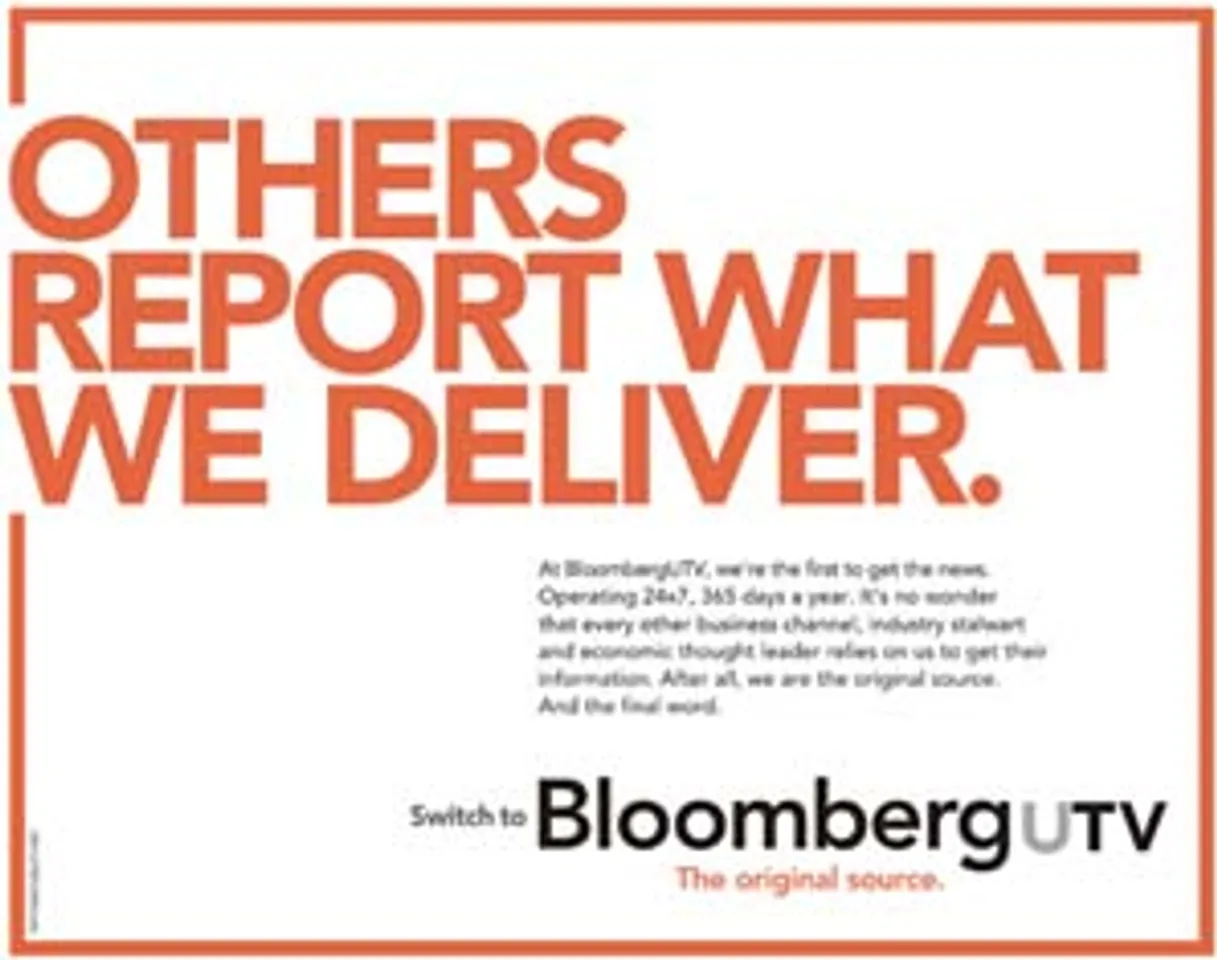 Triton unveils new brand campaign for BloombergUTV