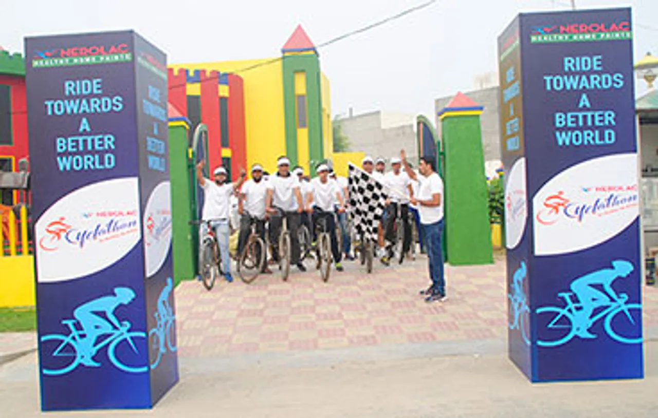 Kansai Nerolac observes Swacch Bharat's 2nd anniversary with a cyclathon