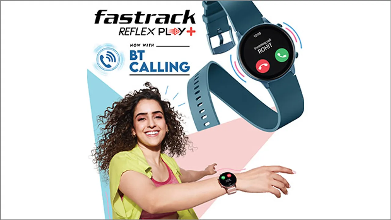 Sanya Malhotra promotes Fastrack Reflex Play+'s BT calling features in #DoMoreWithYourHands campaign