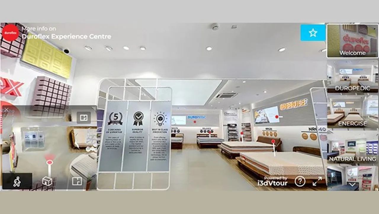 Duroflex Experience Store goes virtual, launches an online immersive sleep solutions tour