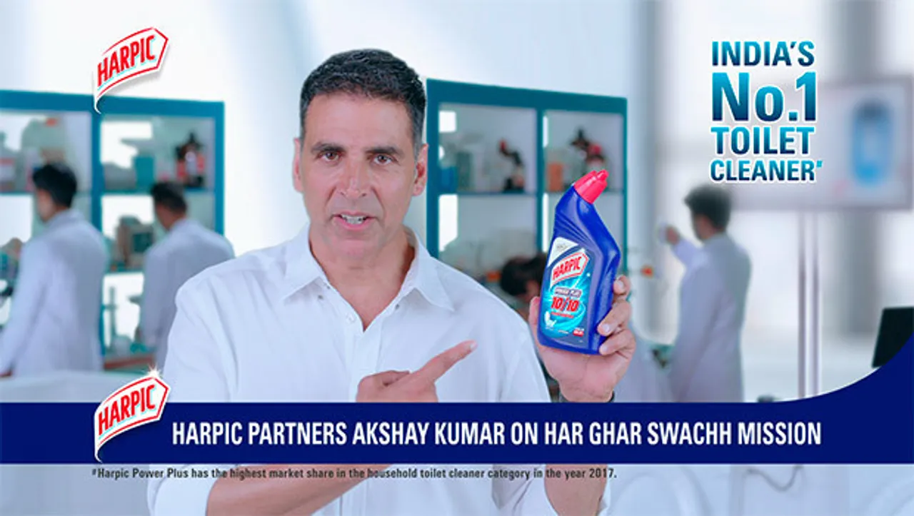 Harpic brings Akshay Kumar on board as brand ambassador