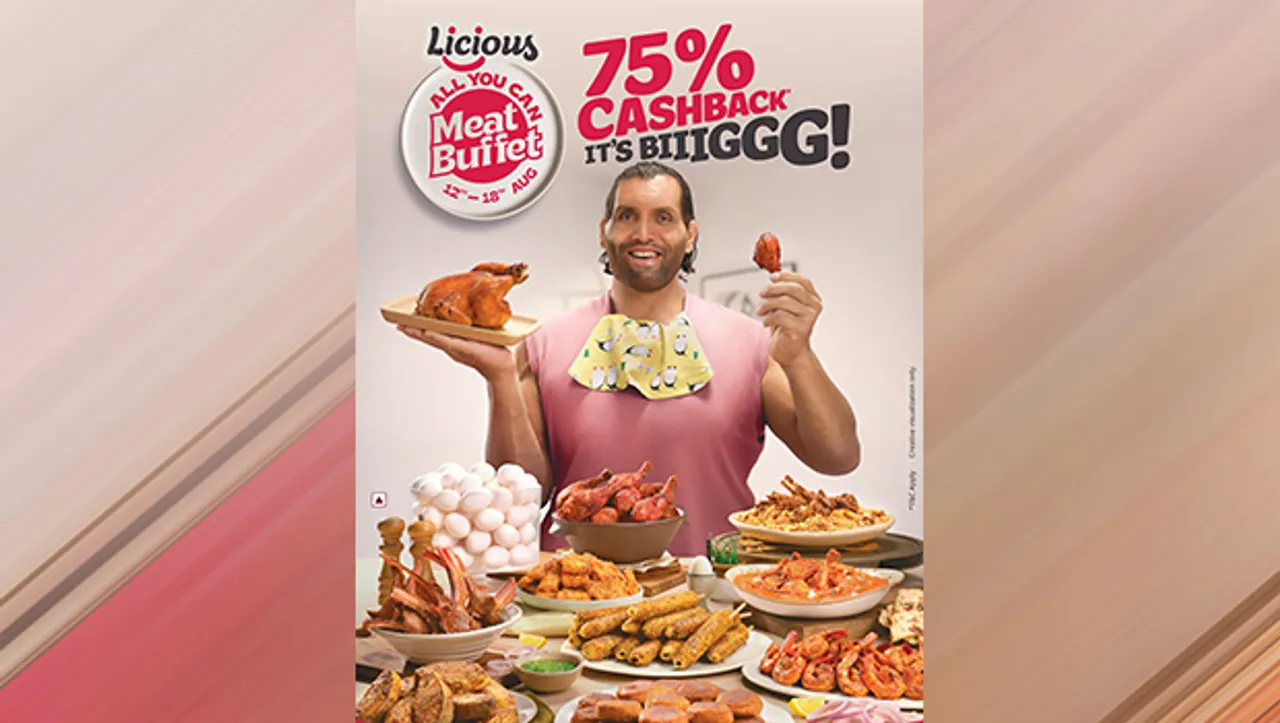 The Great Khali vouches for 'The All You Can Meat Buffet' in Licious' new campaign