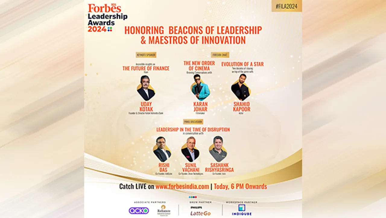 13th edition of 'Forbes India Leadership Awards' dwelled on leadership during disruption
