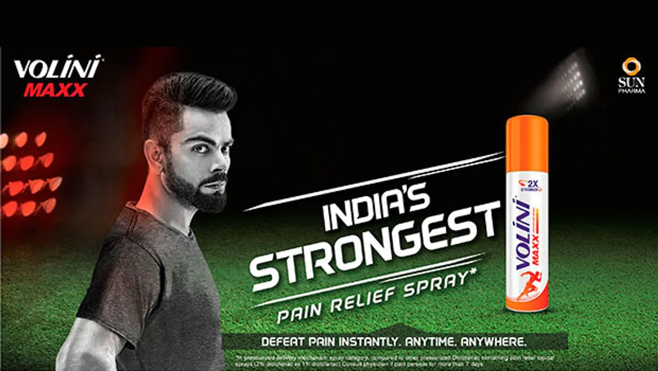 Sun Pharma launches Volini Maxx, ropes in Virat Kohli as brand ambassador 