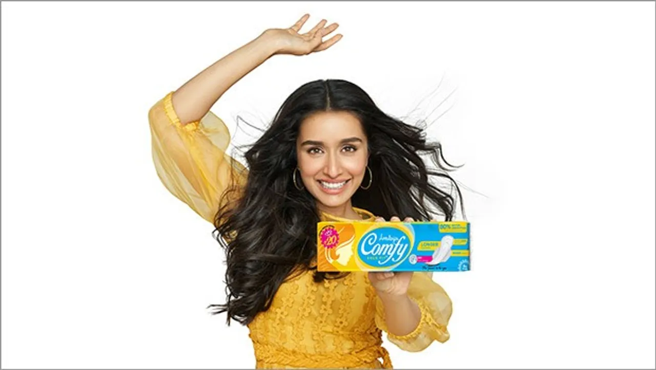 Amrutanjan Healthcare's Comfy unveils campaign with Shraddha Kapoor, drives awareness around menstrual hygiene