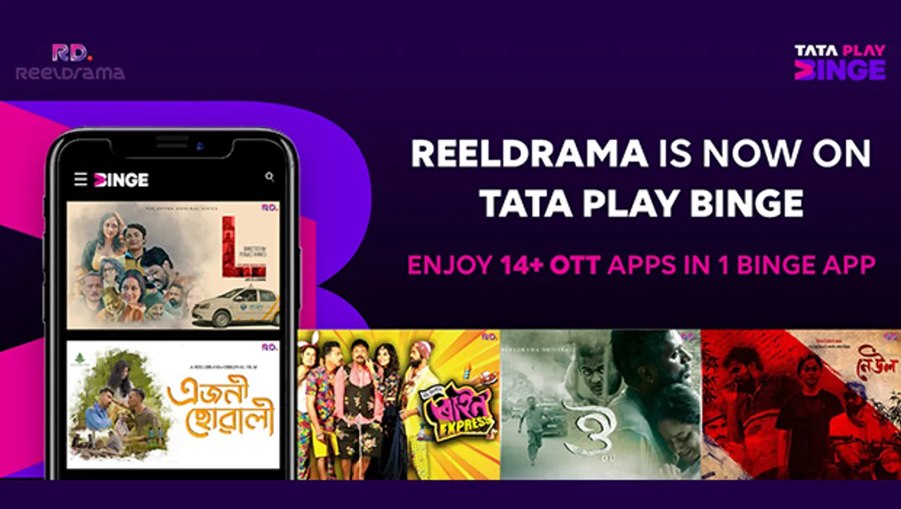 Tata Play Binge adds Asssamese OTT platform ReelDrama to its list of offerings