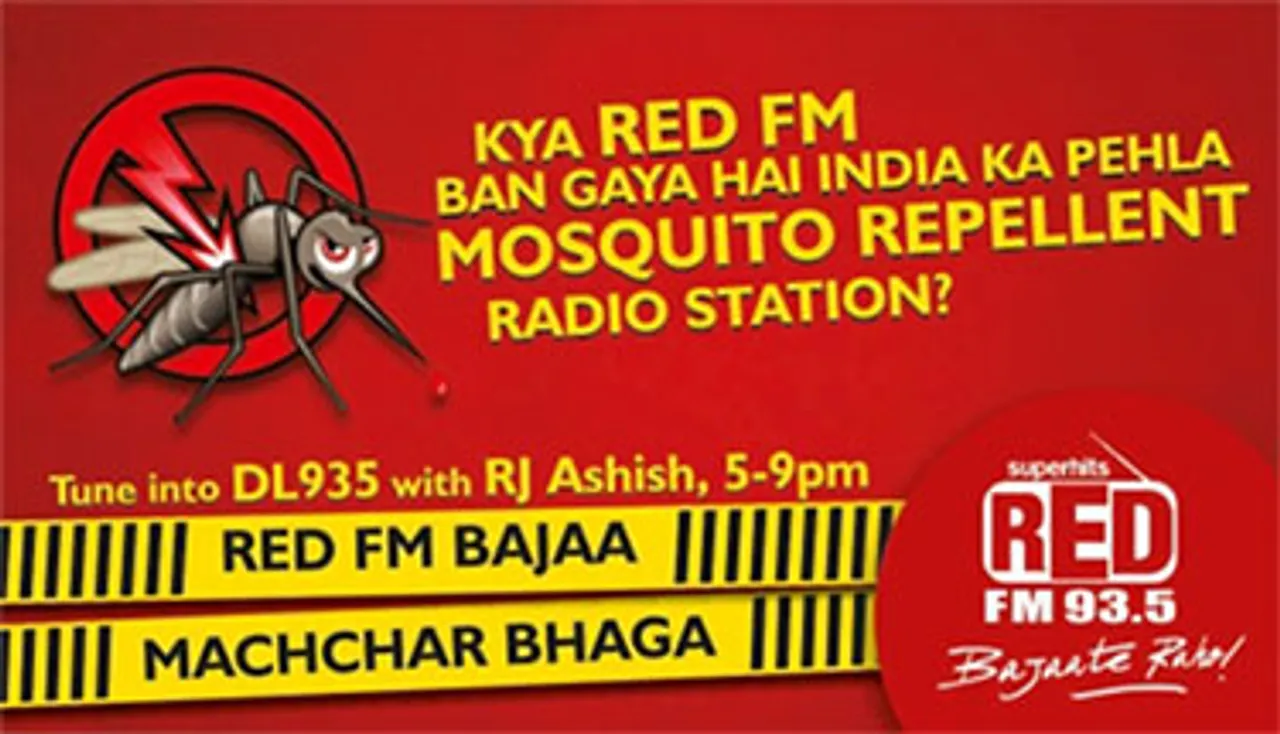 Red FM finds an innovative way to repel mosquitoes