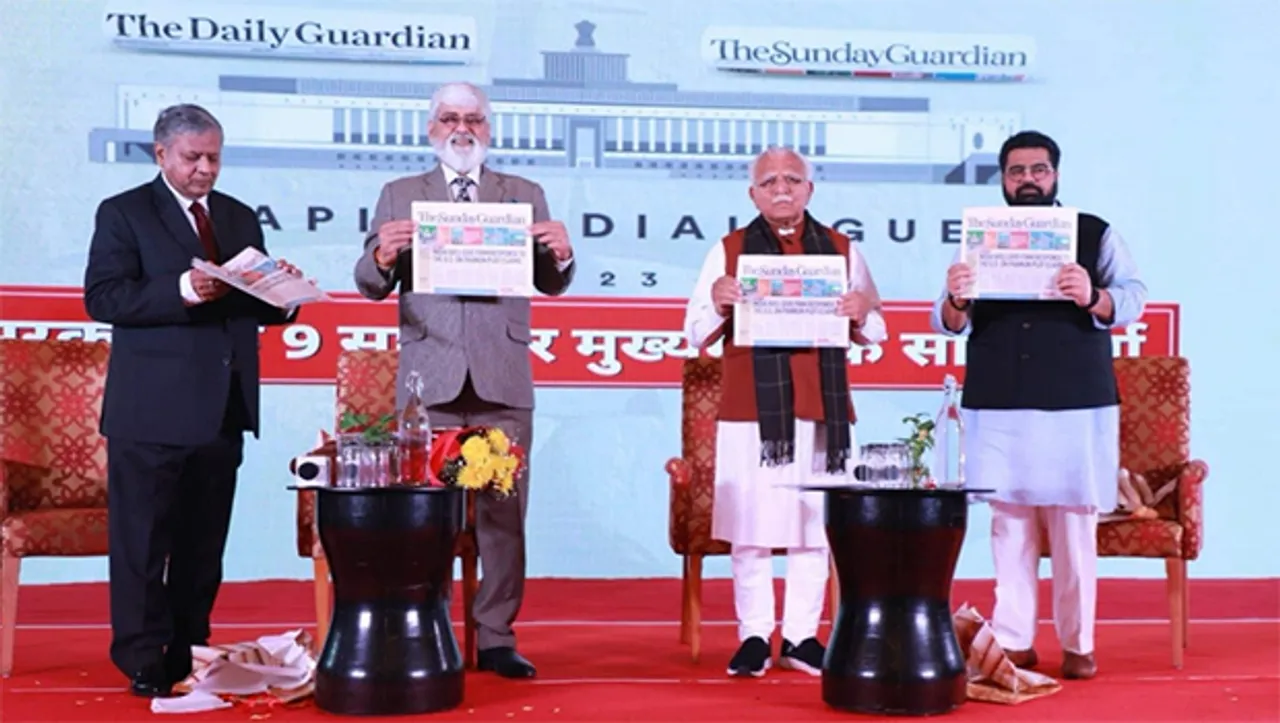Haryana CM inaugurates Chandigarh editions of The Daily Guardian and The Sunday Guardian