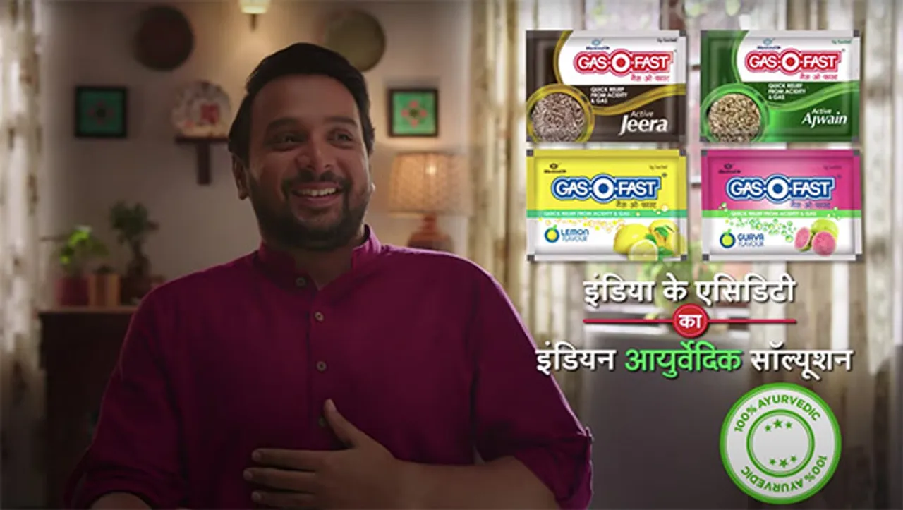 Gas-O-Fast goes all out with 'India ki Acidity ka Indian Ayurvedic Solution' campaign