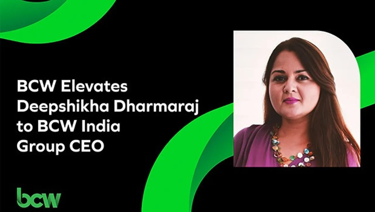 BCW promotes Deepshikha Dharmaraj to BCW India Group CEO role