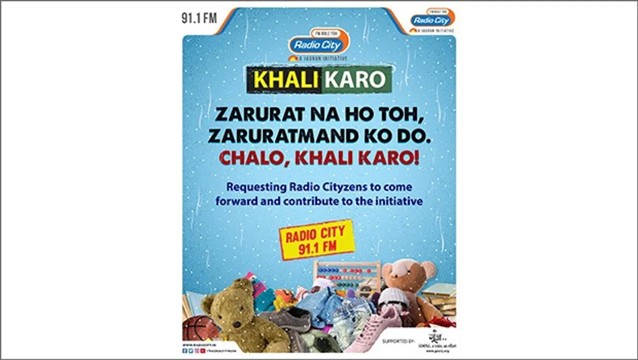Radio City's 'Khali Karo' campaign lights up the lives of members of Mumbai's underprivileged community