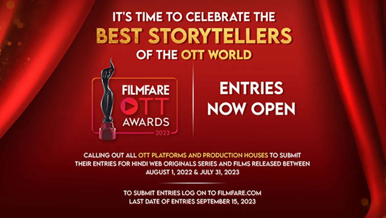 Filmfare OTT Awards announced: Call for entries from platforms & production houses