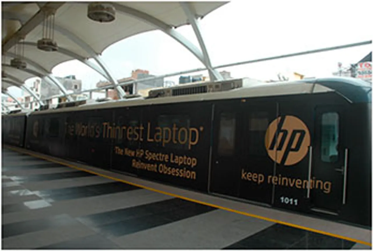 HP Spectre goes OOH the luxurious way