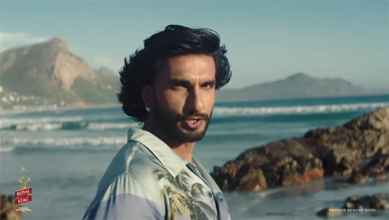 Ranveer Singh shares the 'Live It Large' idea in Seagram's Royal Stag's new campaign