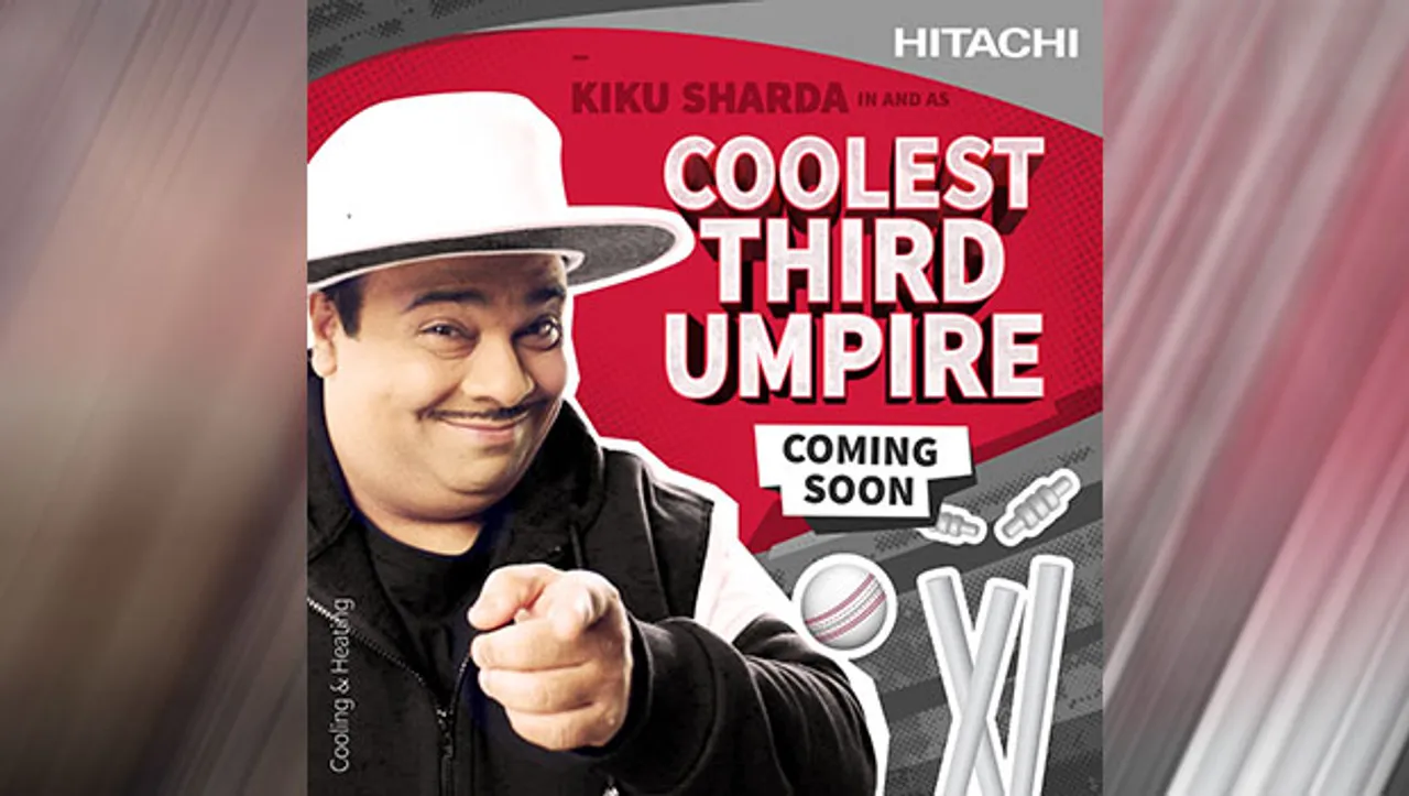 Kiku Sharda features in Hitachi's 'Coolest Third Umpire' campaign
