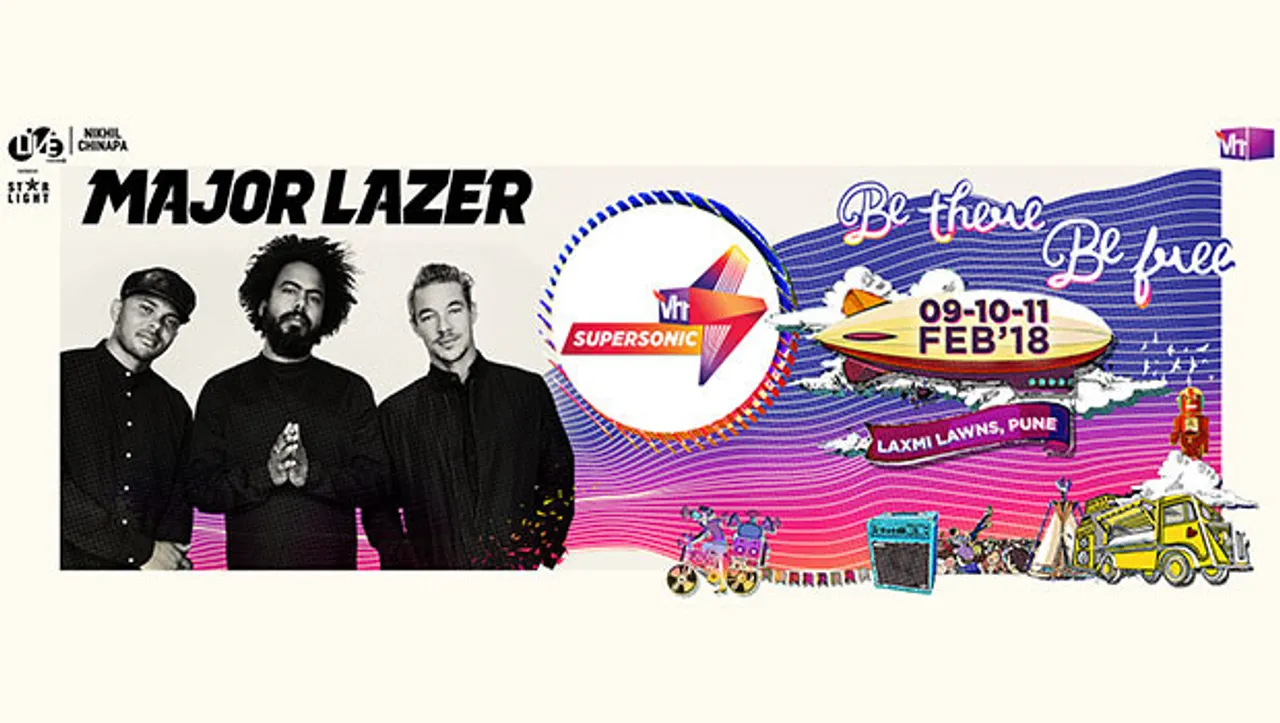 Vh1 Supersonic announces Major Lazer as first act in its super line-up