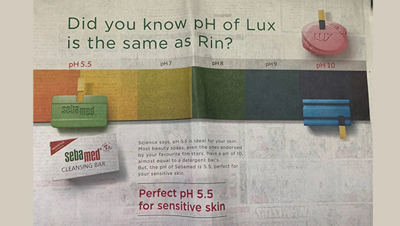 German skincare brand Sebamed takes a dig at HUL's Dove, Pears and Lux over 'excessive pH' 