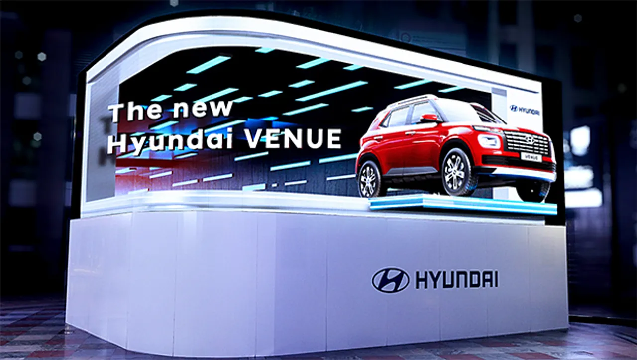 Hyundai unveils anamorphic 3D outdoor activation for its new offering 'Venue'