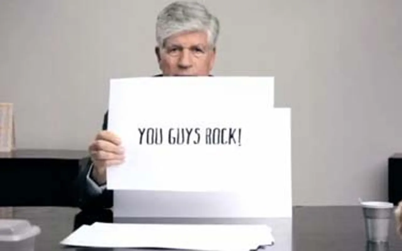 Maurice Lévy's 2013 greetings on YouTube is fun and gimmicky