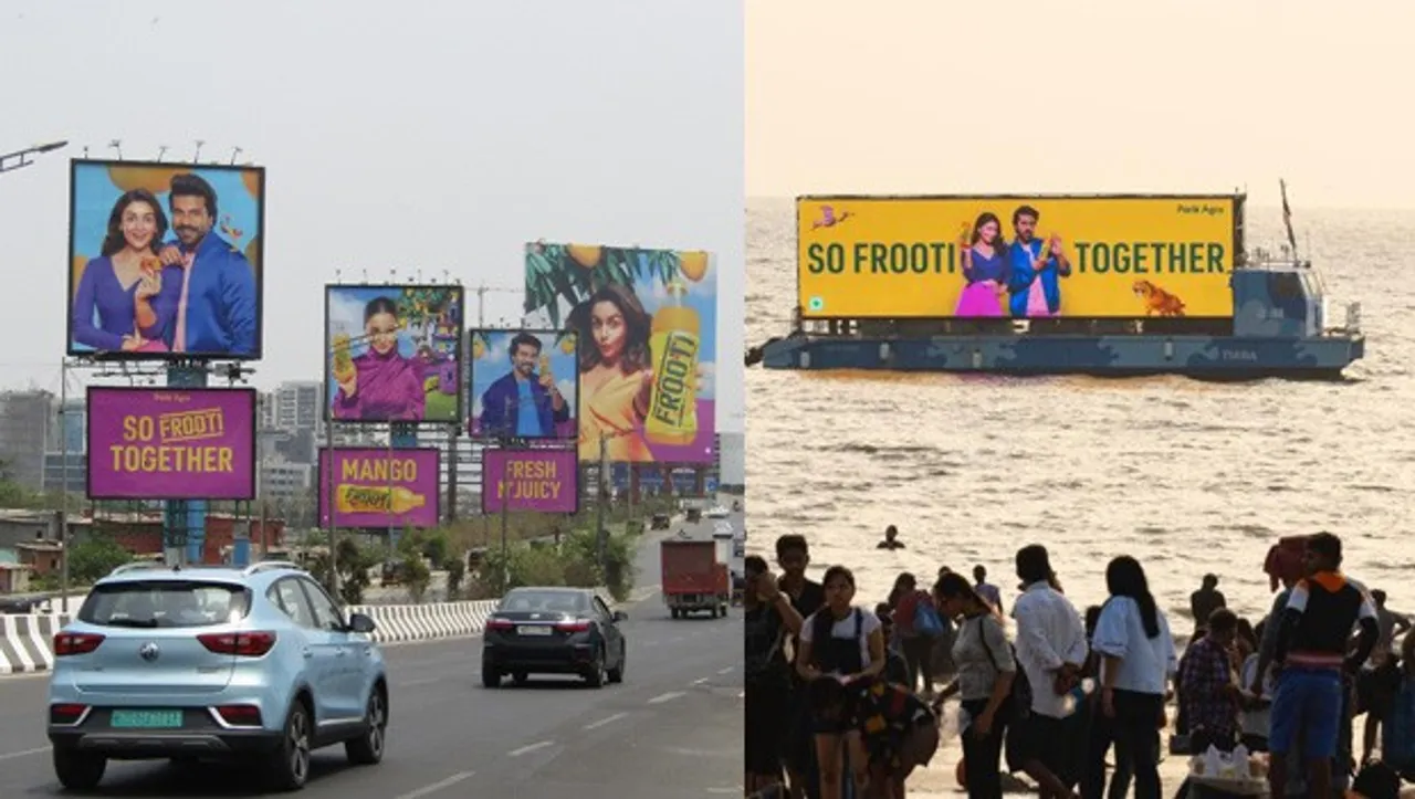 Platinum Outdoor rolls out nationwide campaign for Parle Agro's Frooti