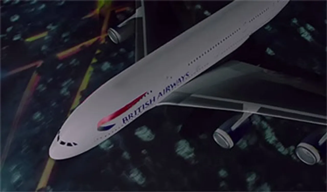 British Airways' visual spectacular for A380 flight