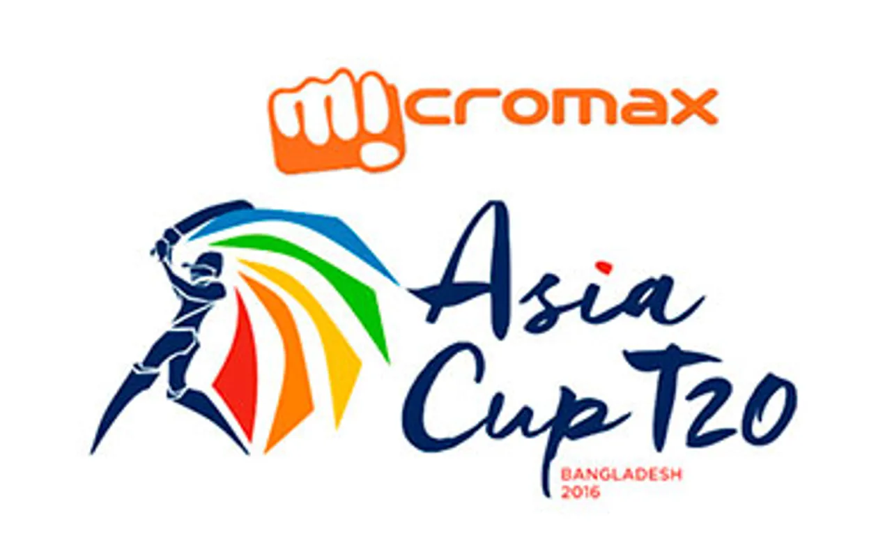 Micromax bags sponsorship for 'T-20 Asia Cup 2016'