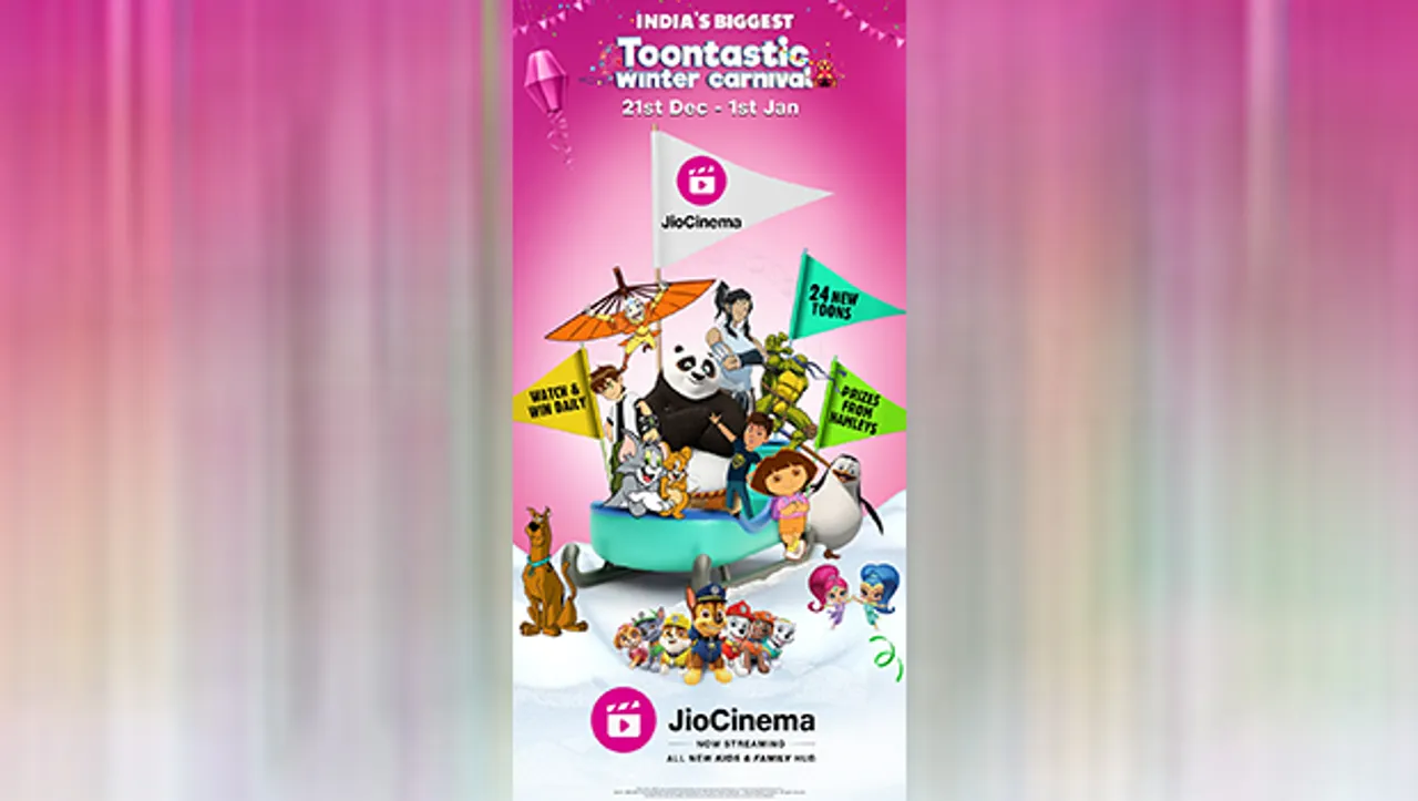 JioCinema launches 'Toontastic Winter Carnival' for its 'Kids and Family' offering