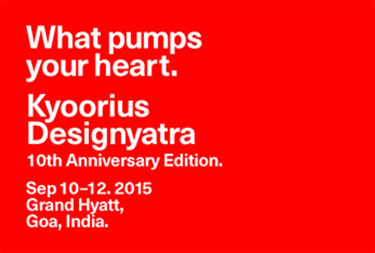 Global design experts lined up to speak at Kyoorius Designyatra 2015